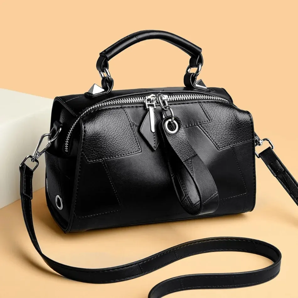 Luxe Aura Leather Handbag - Elegant & Versatile