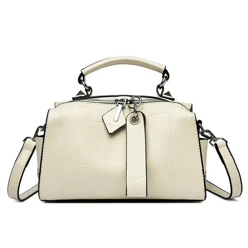 Luxe Aura Leather Handbag - Elegant & Versatile