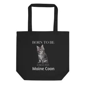 Maine Coon Cat, sustainable Tote Bag
