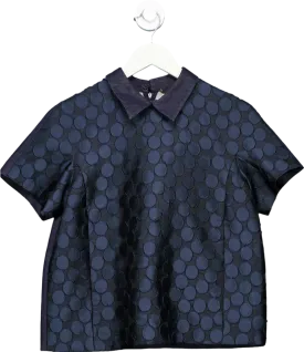 Max Mara Navy Weekend Top Size UK 10