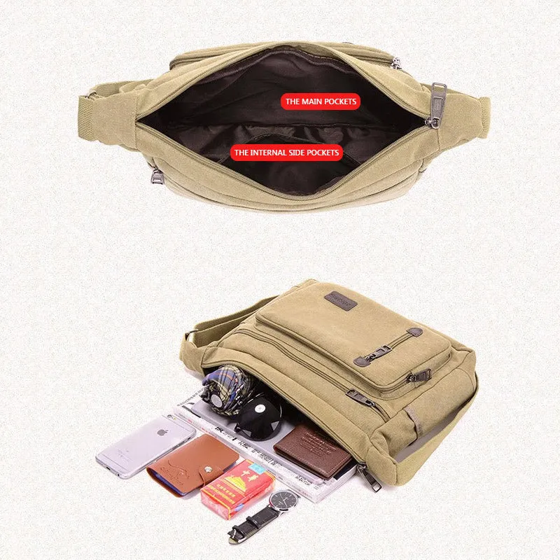 Men's Vintage Canvas Bag