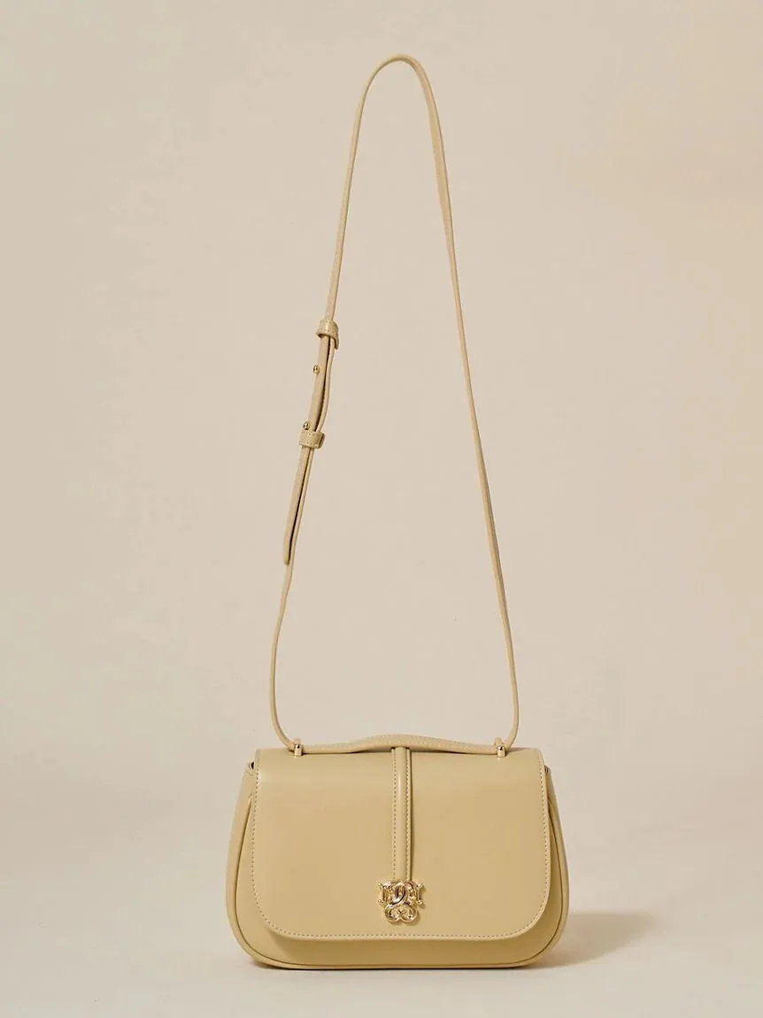 Minimalist Round Flap Bag