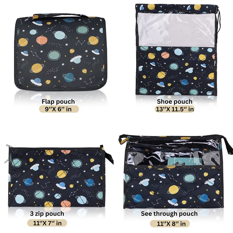 Multi Use Pouch Set- 4 Piece Set - Space