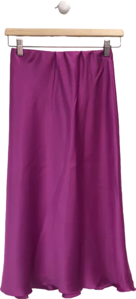 Nanushka Purple Midi Skirt UK XS