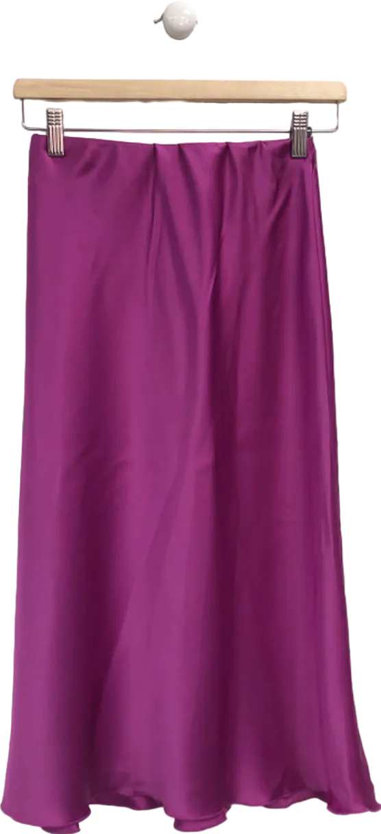 Nanushka Purple Midi Skirt UK XS