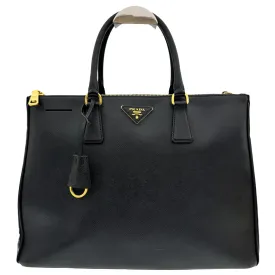 PRADA Saffiano Large Black Leather Handbag LHQ474