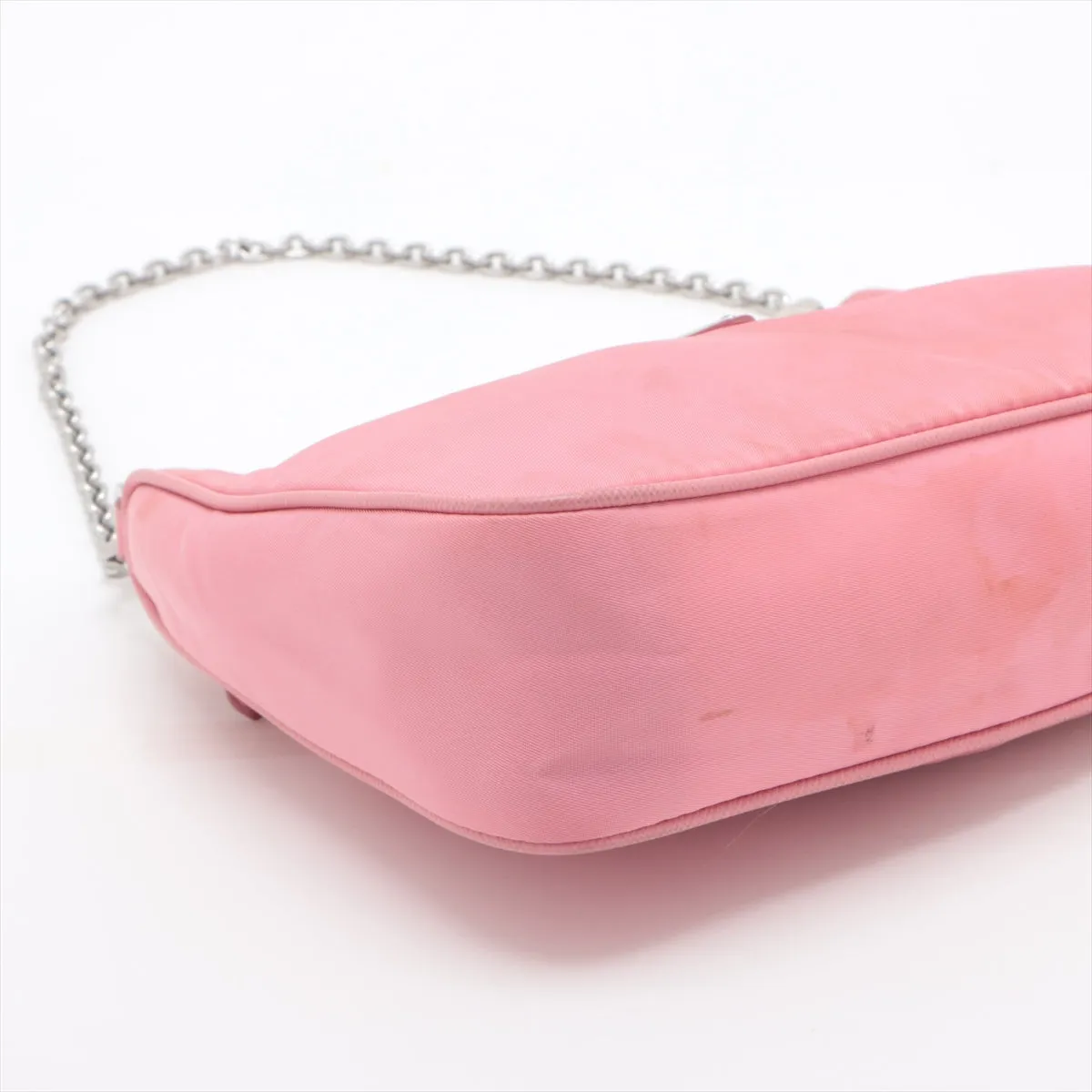 Prada Tessuto Nylon Shoulder Bag Pink