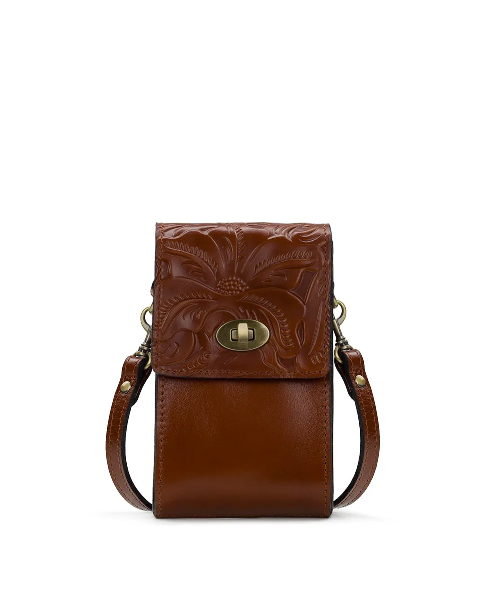 Rivella Phone Crossbody - Tooled