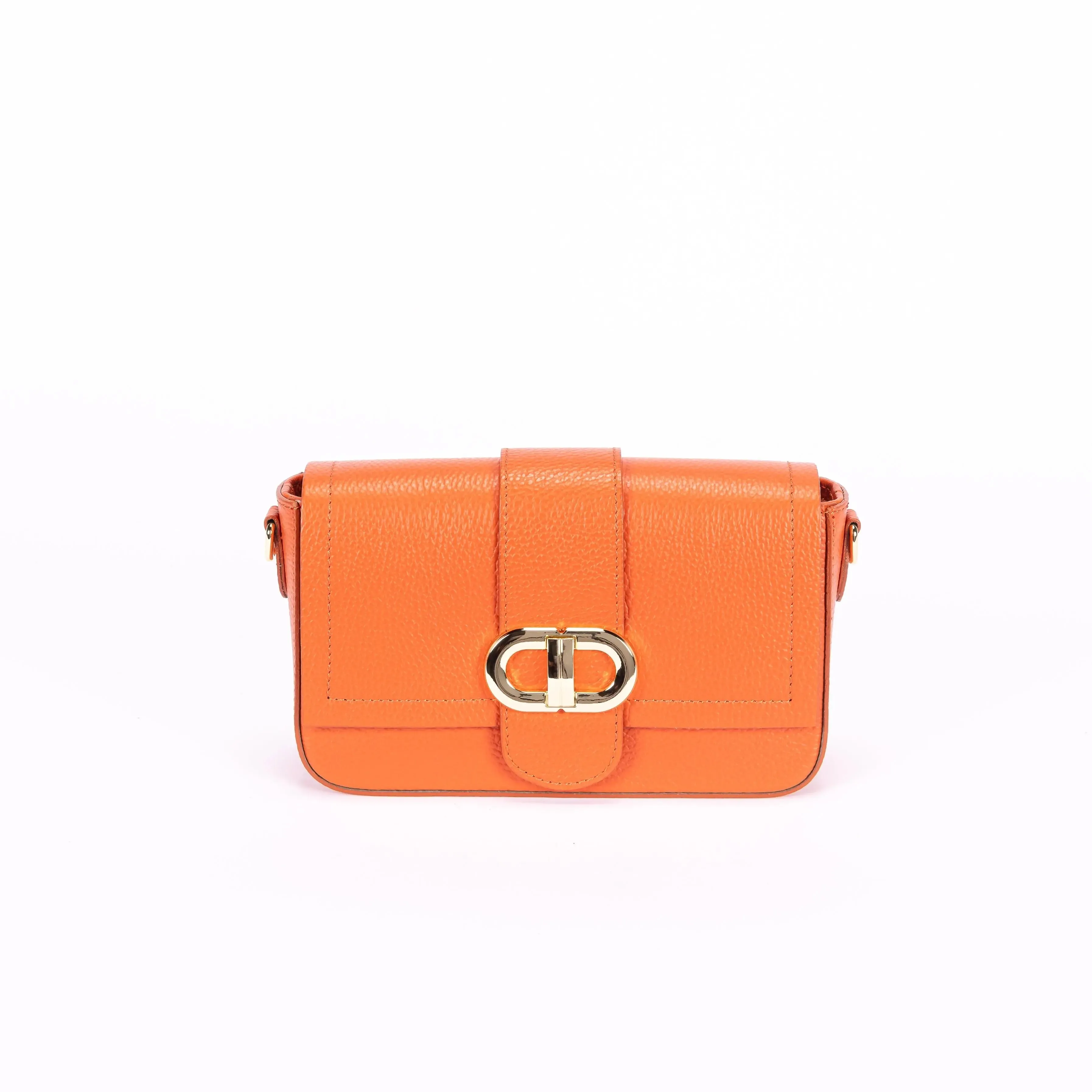 Santa Leather Crossbody Handbag
