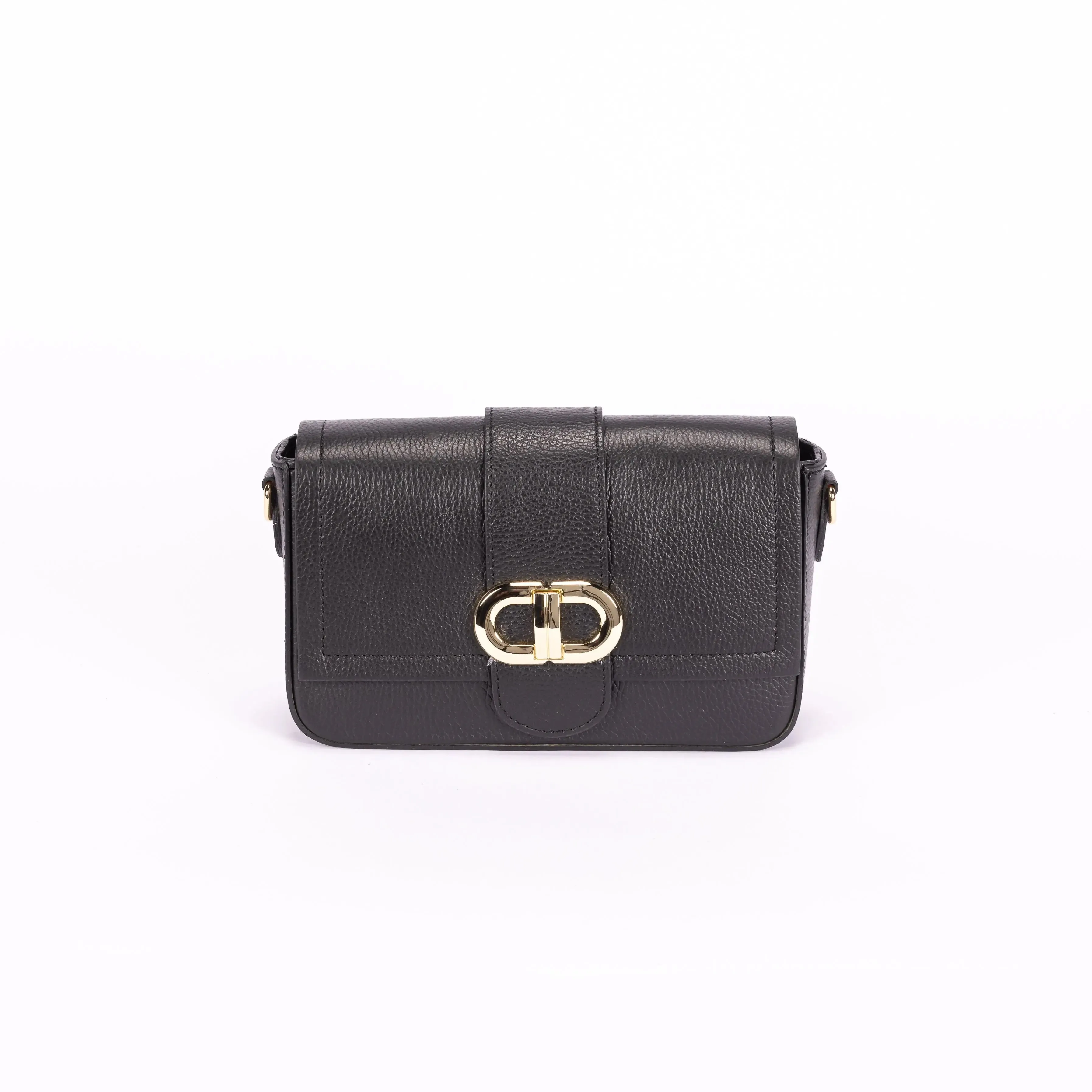 Santa Leather Crossbody Handbag