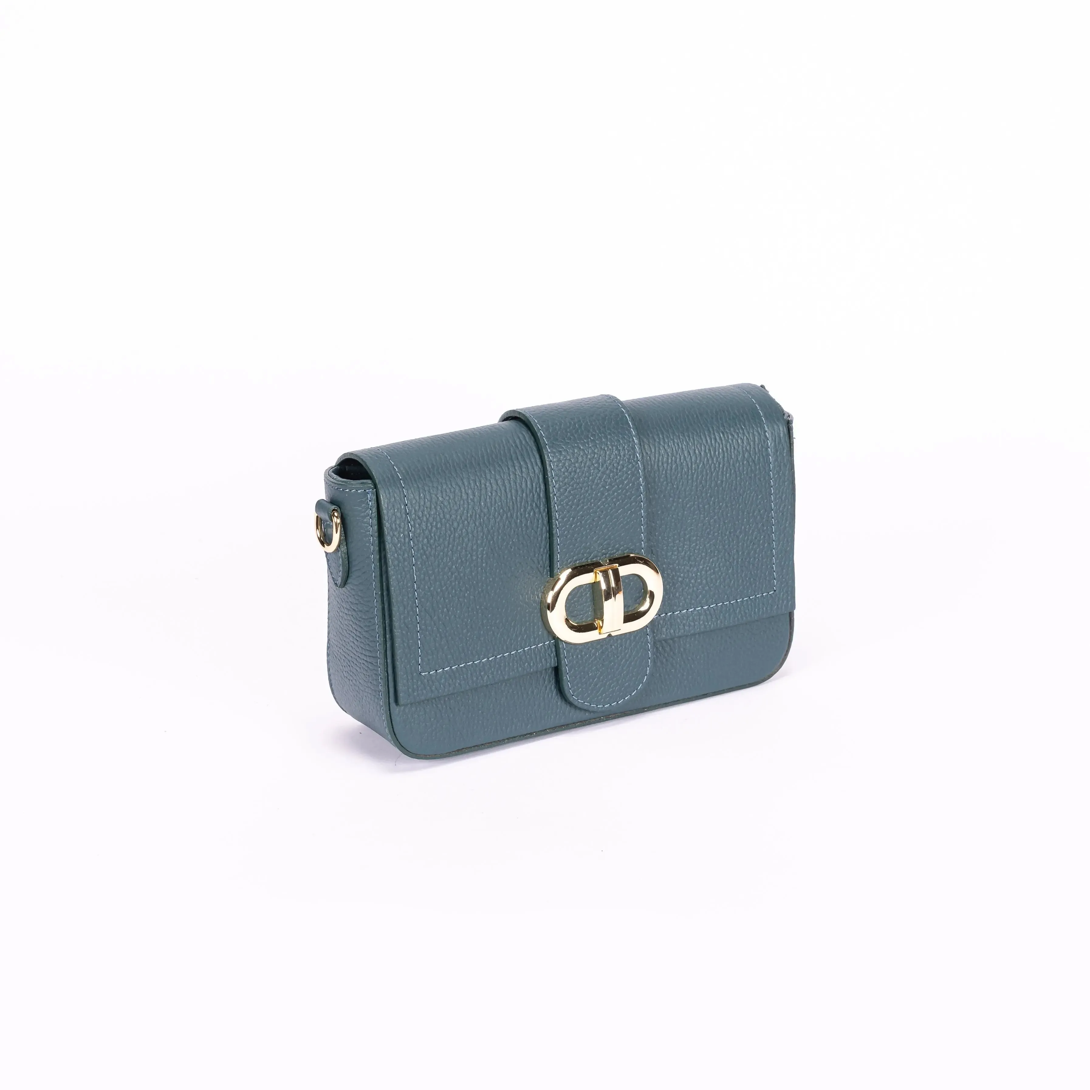Santa Leather Crossbody Handbag
