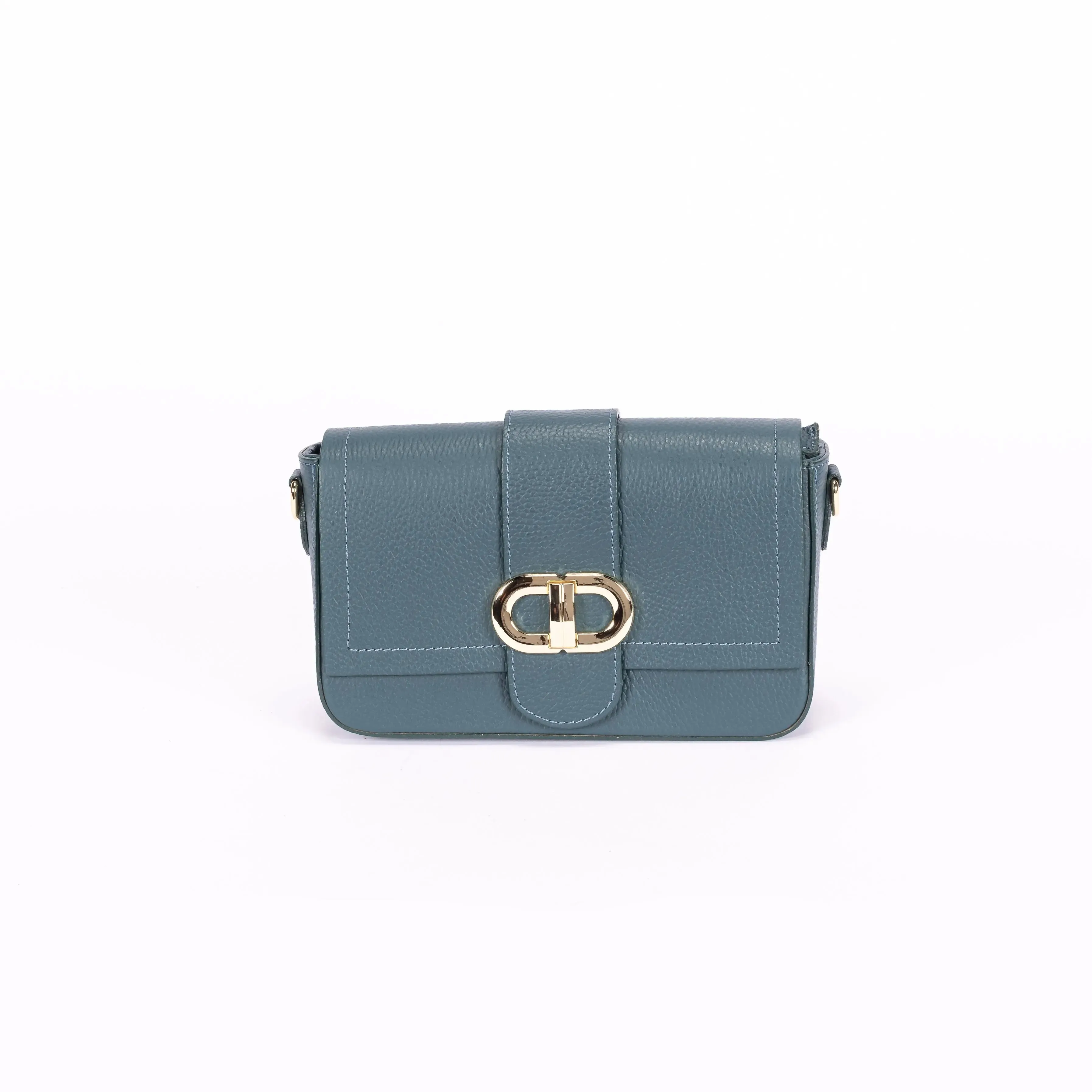 Santa Leather Crossbody Handbag
