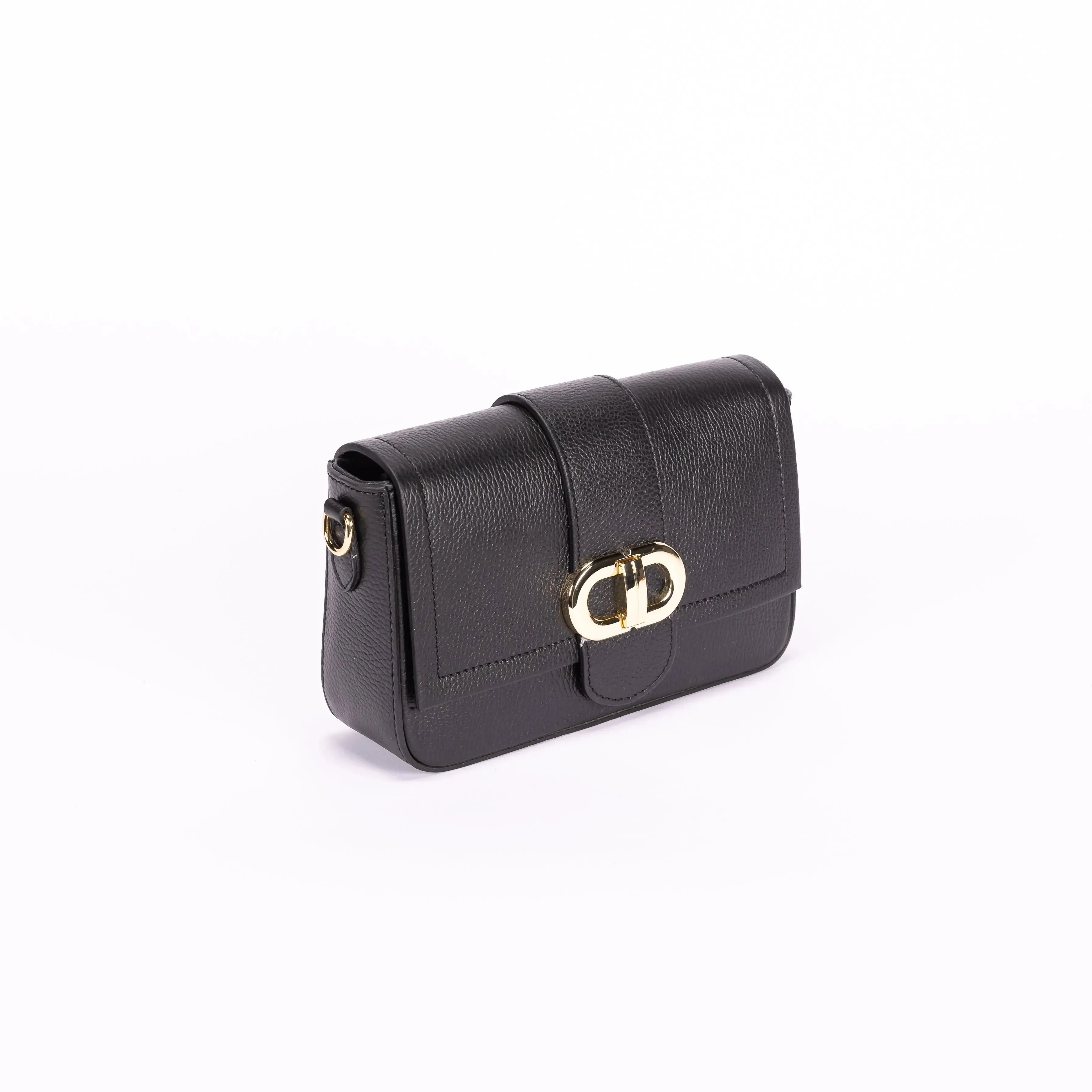 Santa Leather Crossbody Handbag