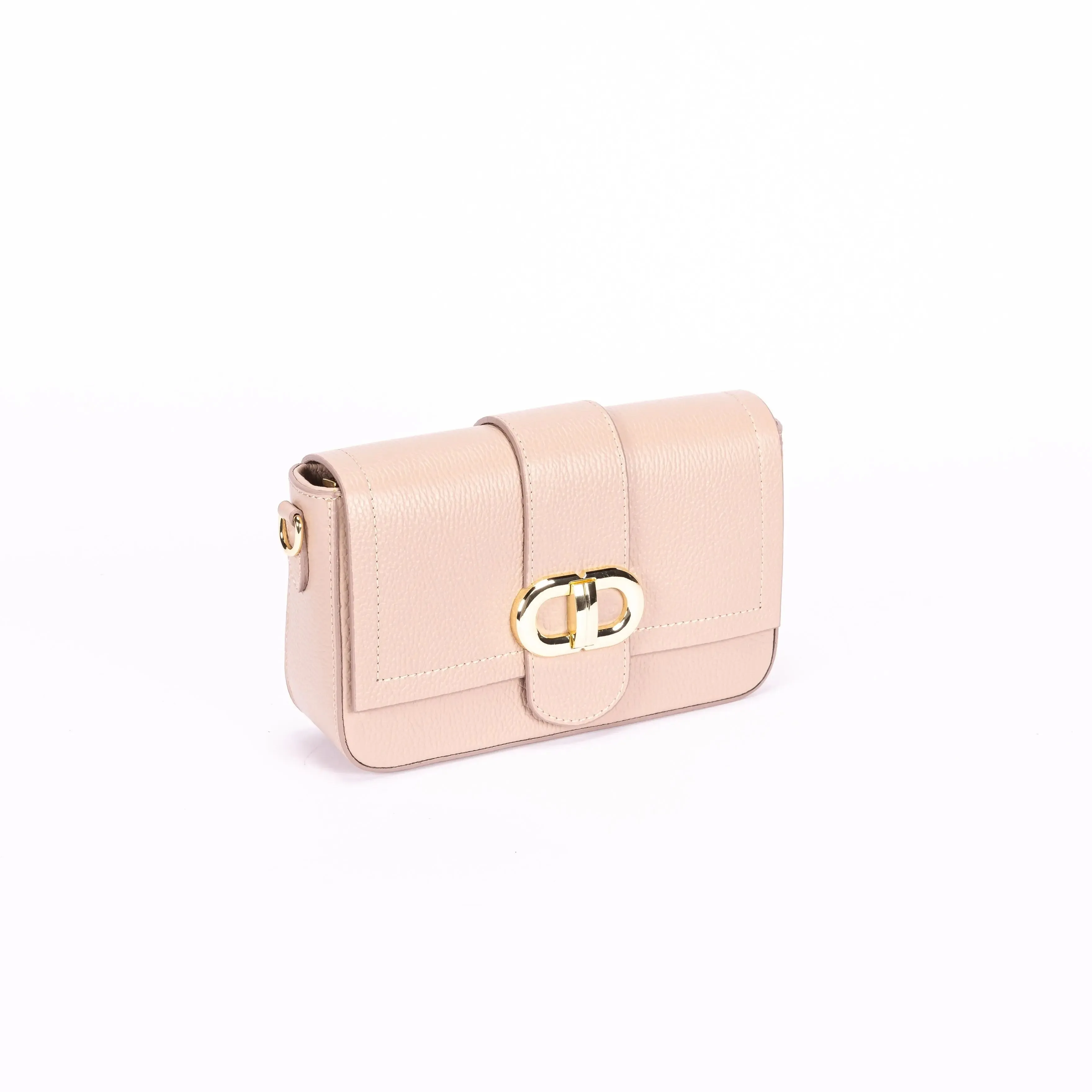 Santa Leather Crossbody Handbag