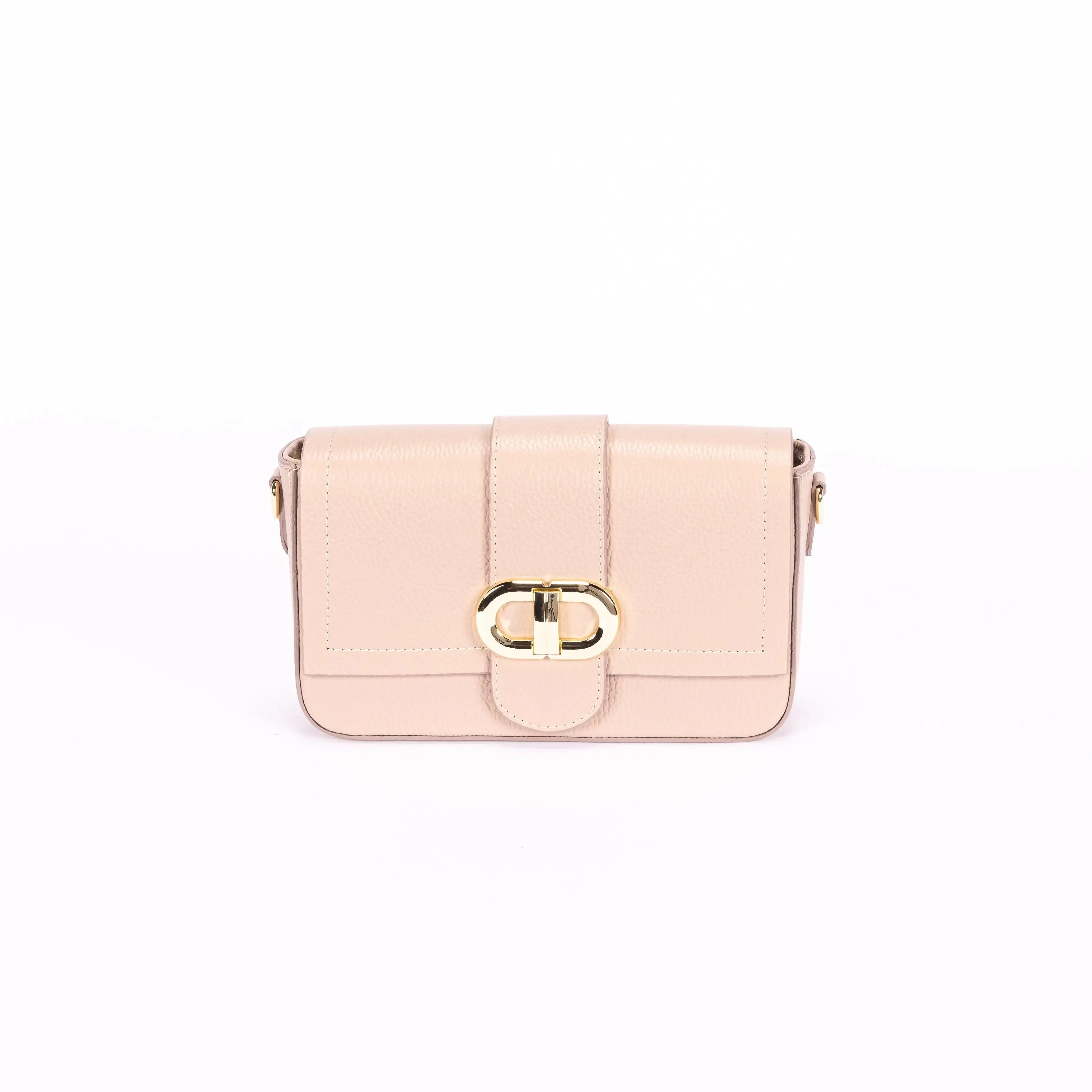 Santa Leather Crossbody Handbag
