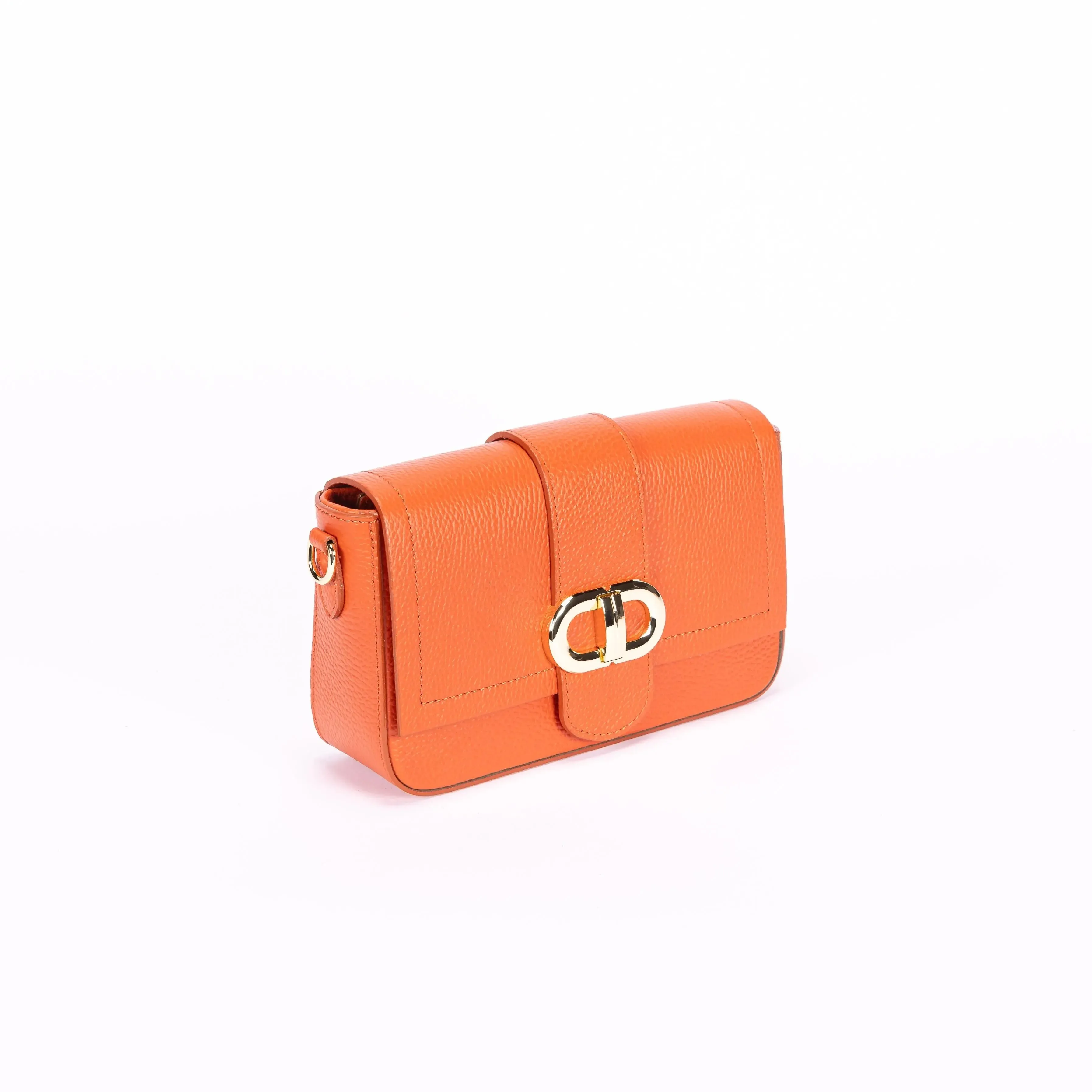 Santa Leather Crossbody Handbag