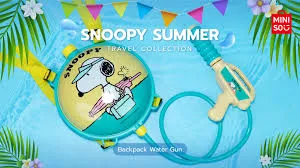 Snoopy Summer Travel Collection Backpack Water Gun