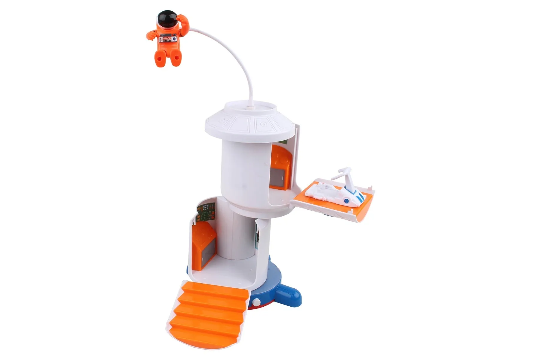 SPACE ADVENTURE SPACE STATION W/FIGURE, SPACE HOVER & LIGHT