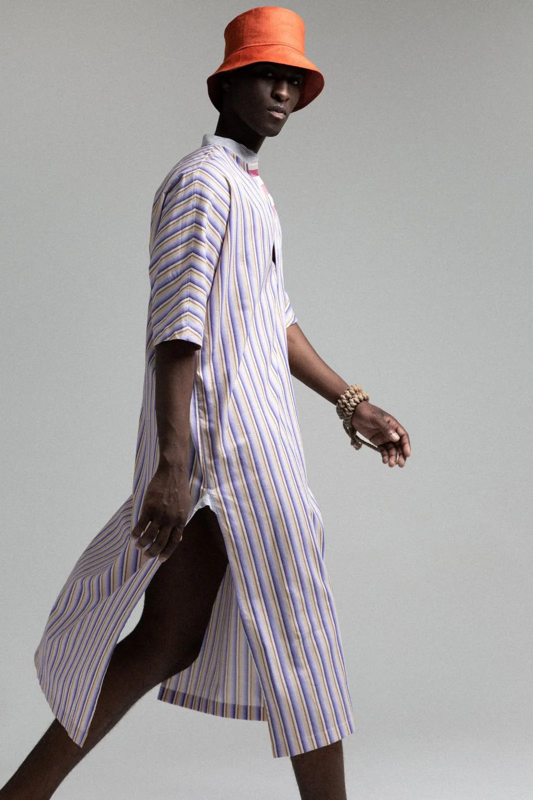 thistle stripe max caftan