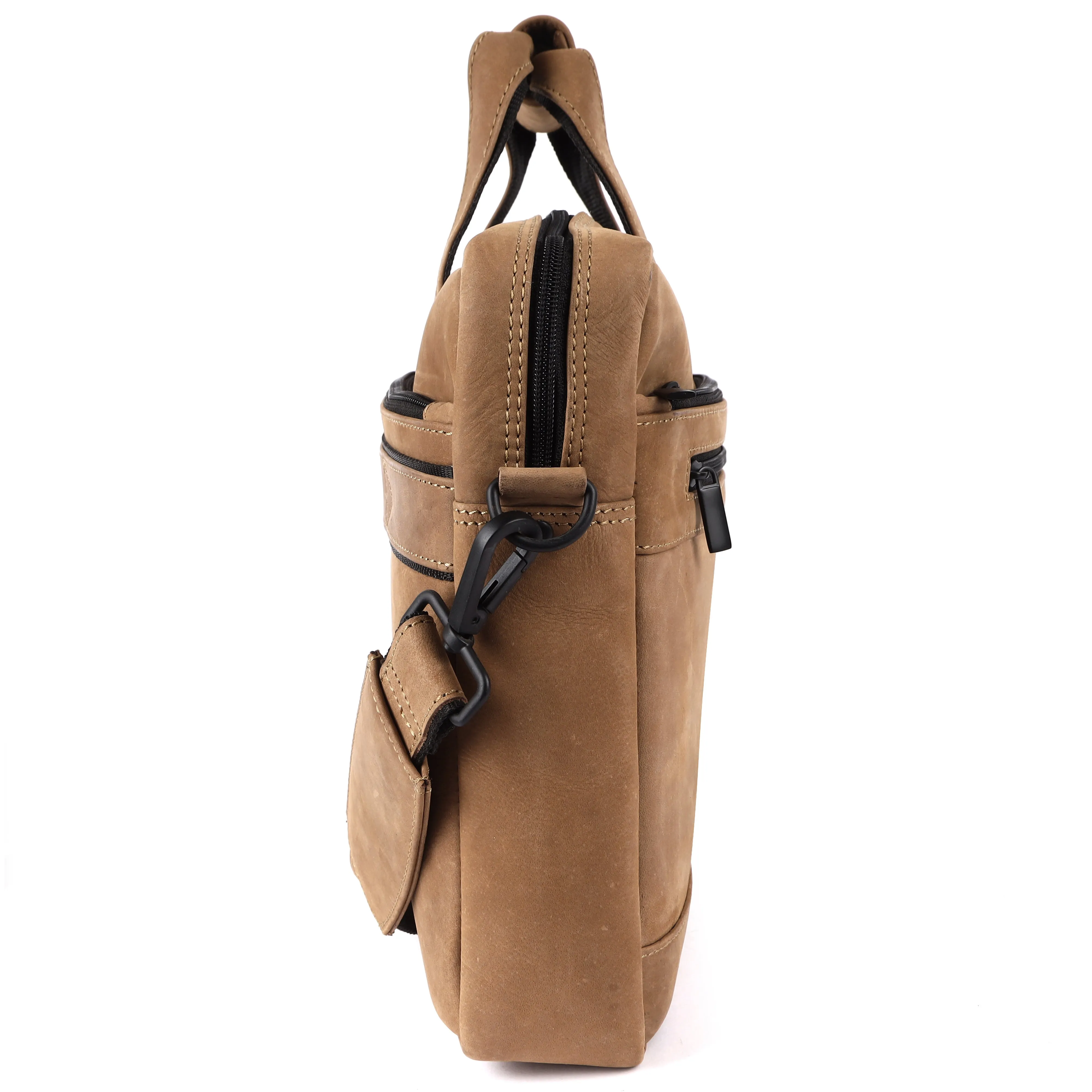 Trailblazer Premium Leather Laptop Bag #2815