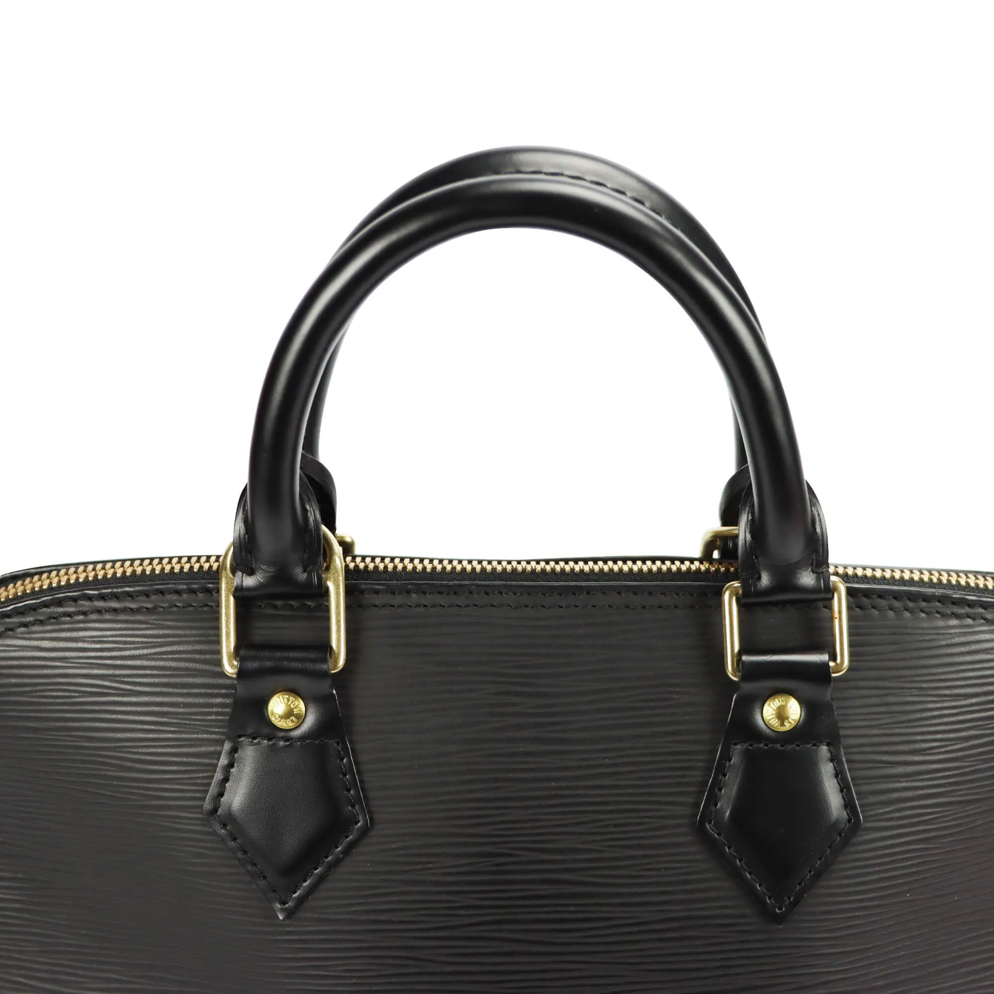 Trendy Inspired Louis Vuitton Alma Pm Black Epi