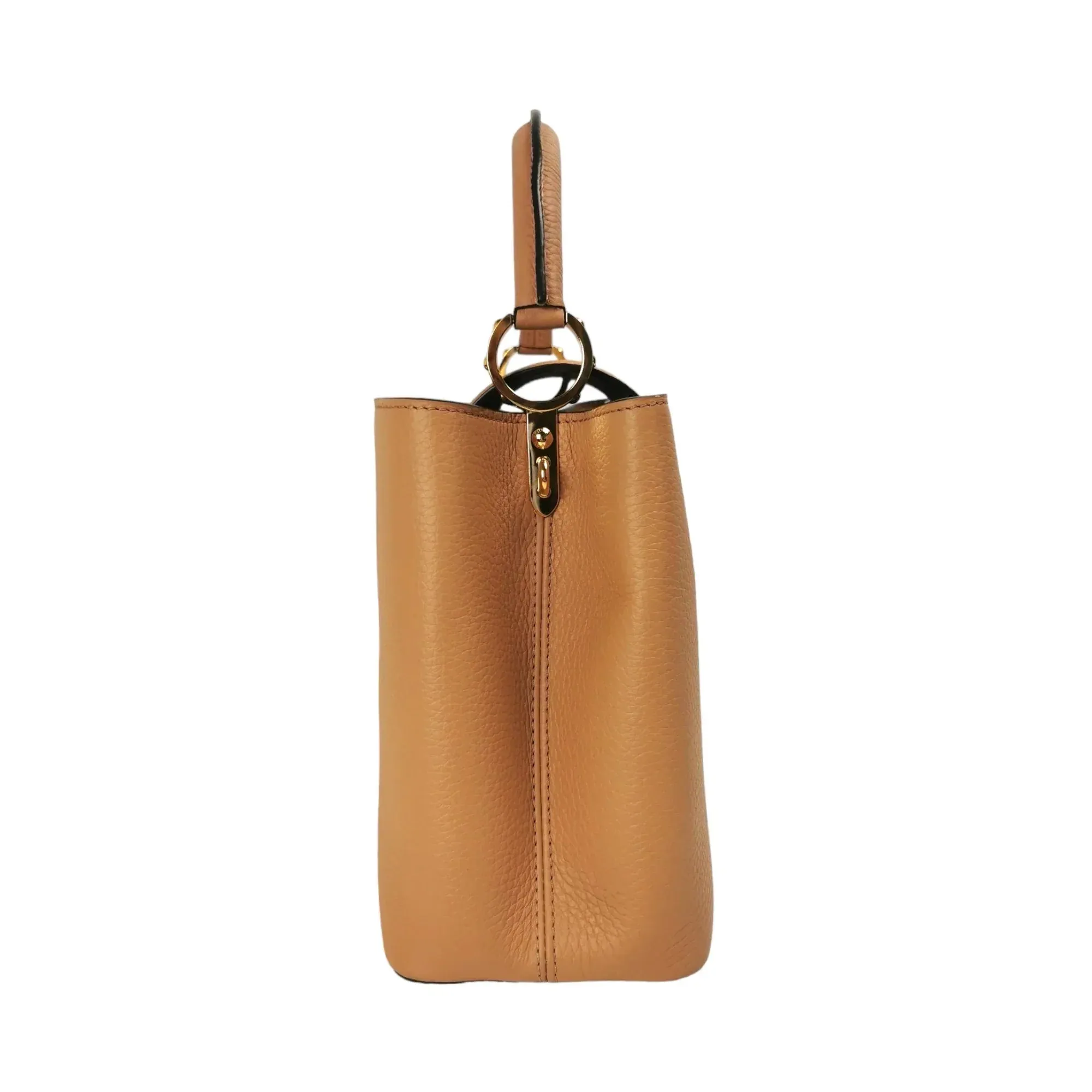 Trendy Inspired Louis Vuitton Capucines Mm Arizona Beige Taurillon