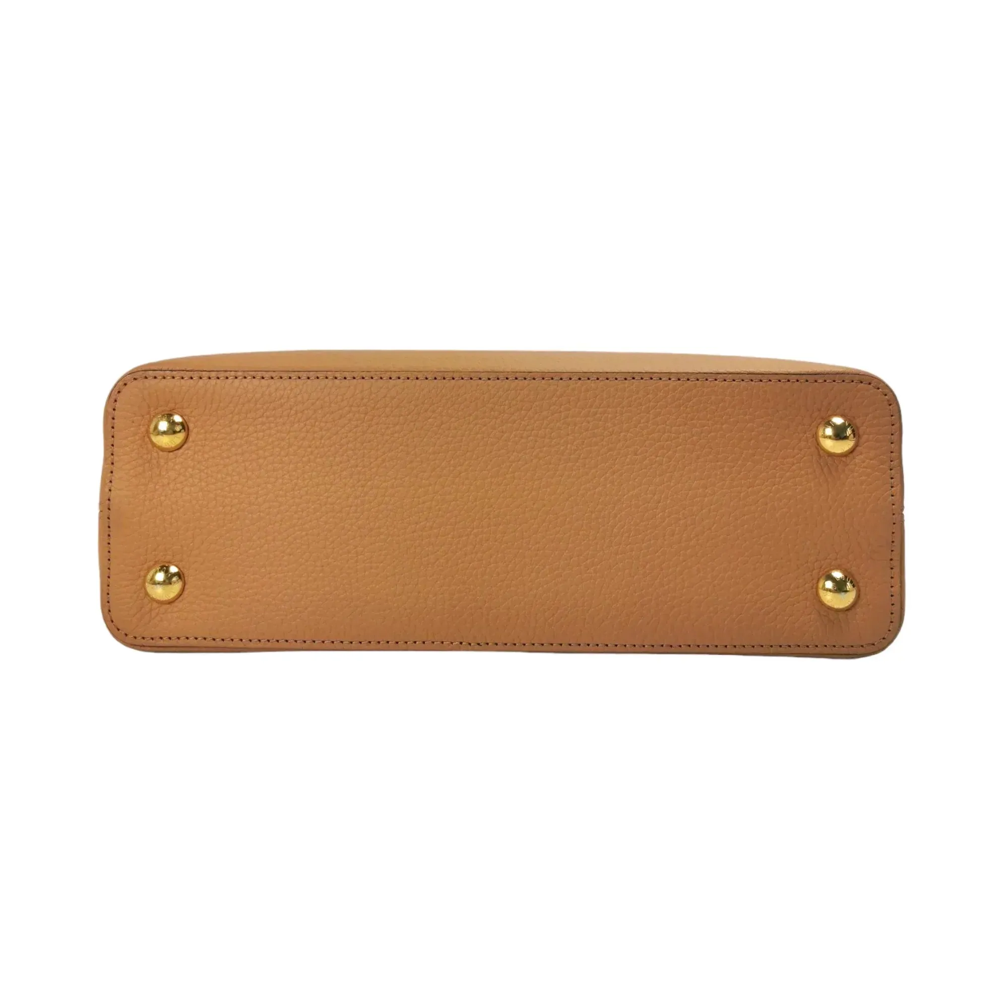 Trendy Inspired Louis Vuitton Capucines Mm Arizona Beige Taurillon