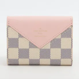 Trendy Inspired Louis Vuitton Damier Azur Arsene Playing Cards Pouch In Rose Ballerine