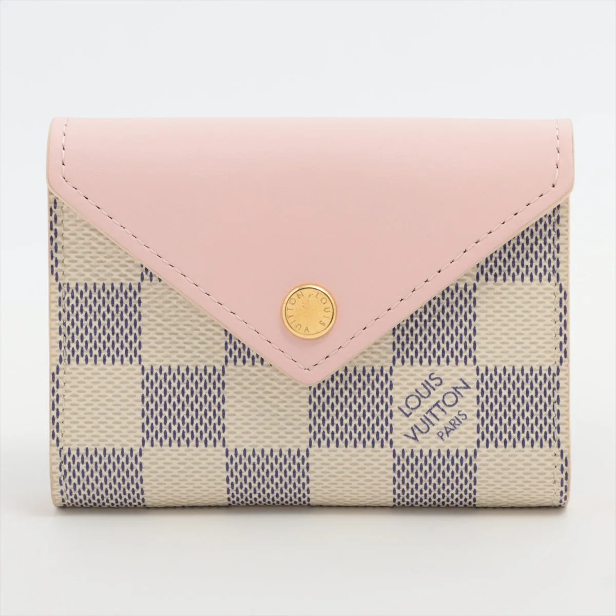 Trendy Inspired Louis Vuitton Damier Azur Arsene Playing Cards Pouch In Rose Ballerine