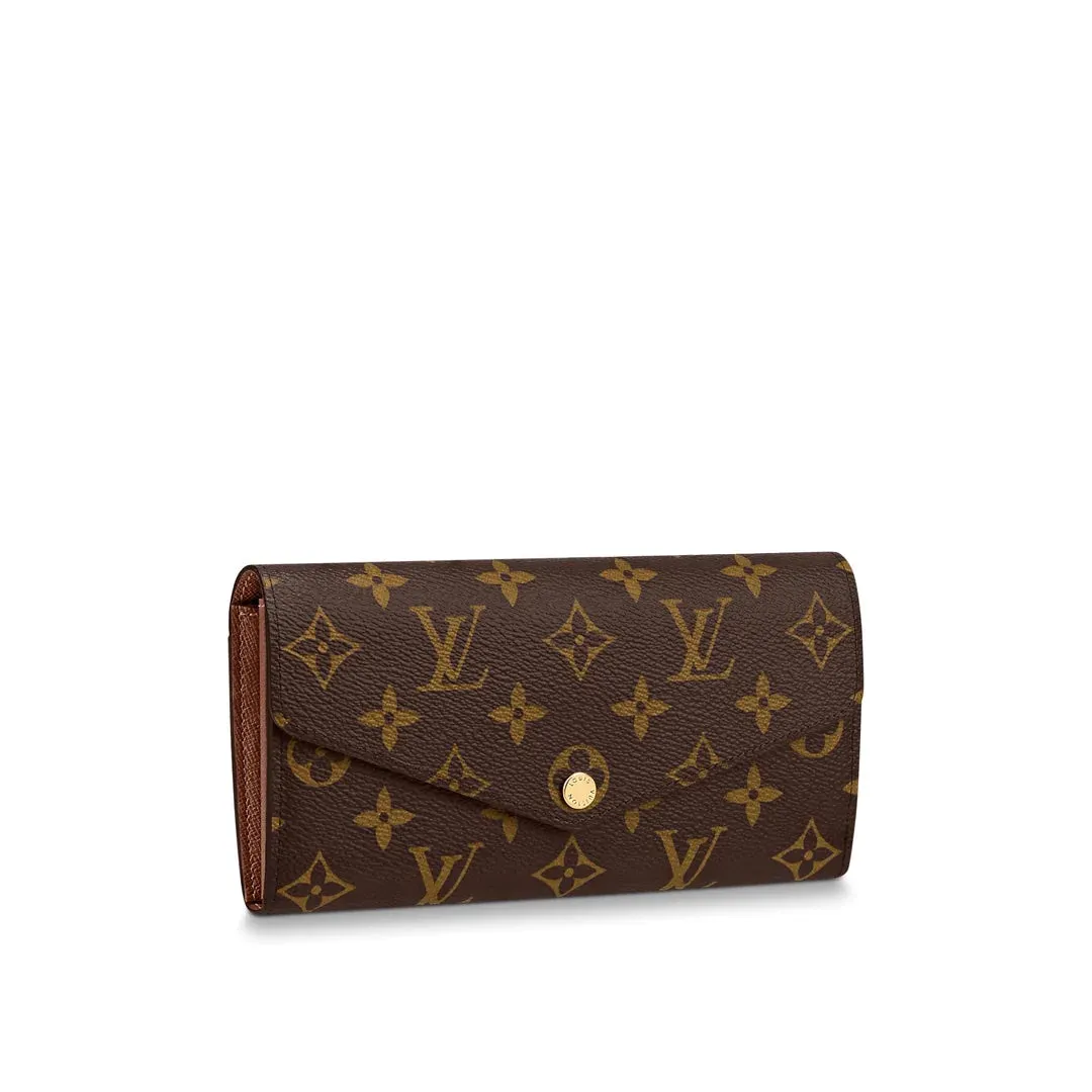 Trendy Inspired Louis Vuitton Monogram Sarah Wallet