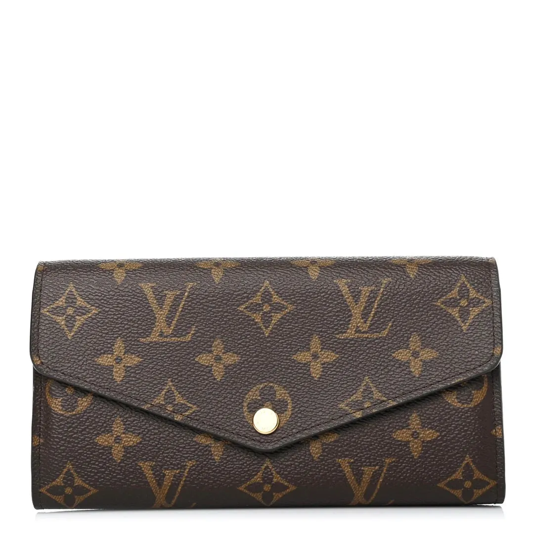 Trendy Inspired Louis Vuitton Monogram Sarah Wallet