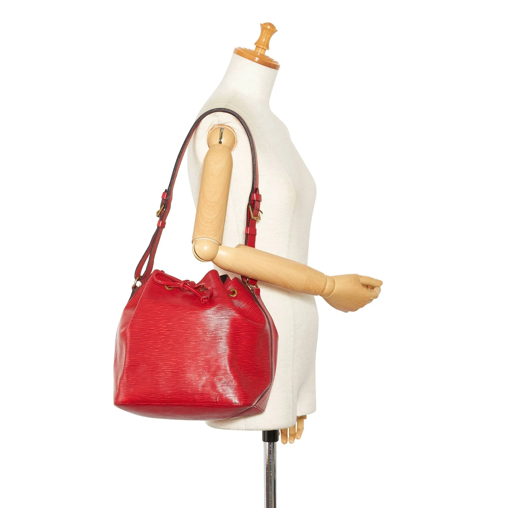 Trendy Inspired Louis Vuitton Petit Noé Red Epi