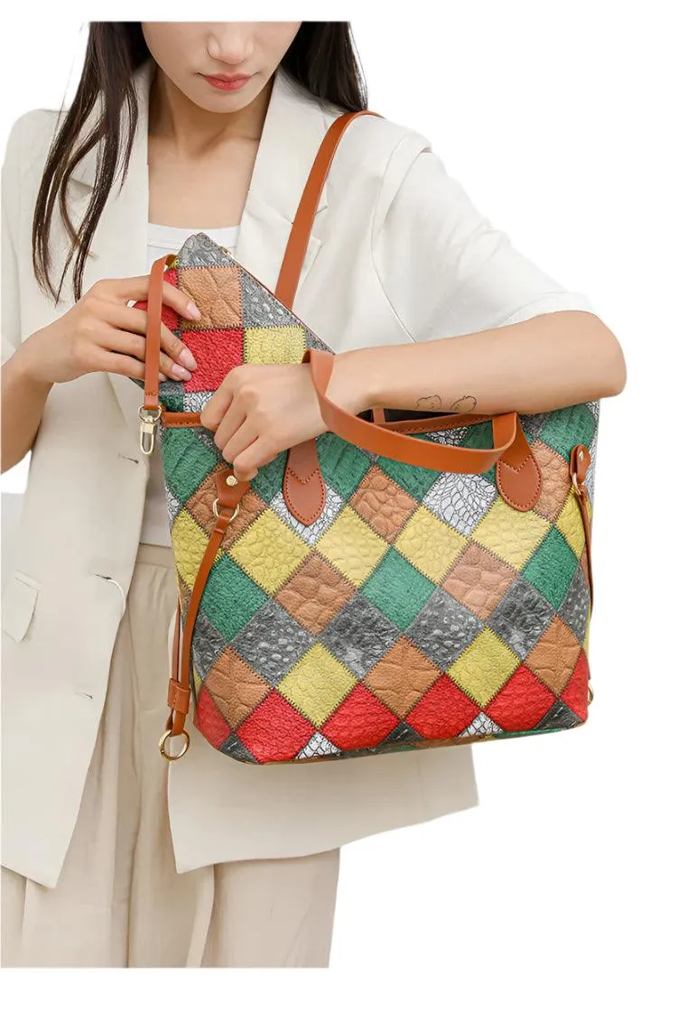 Two-in-One Korean Trendy Large-Capacity Tote – Effortless Style & Practicality