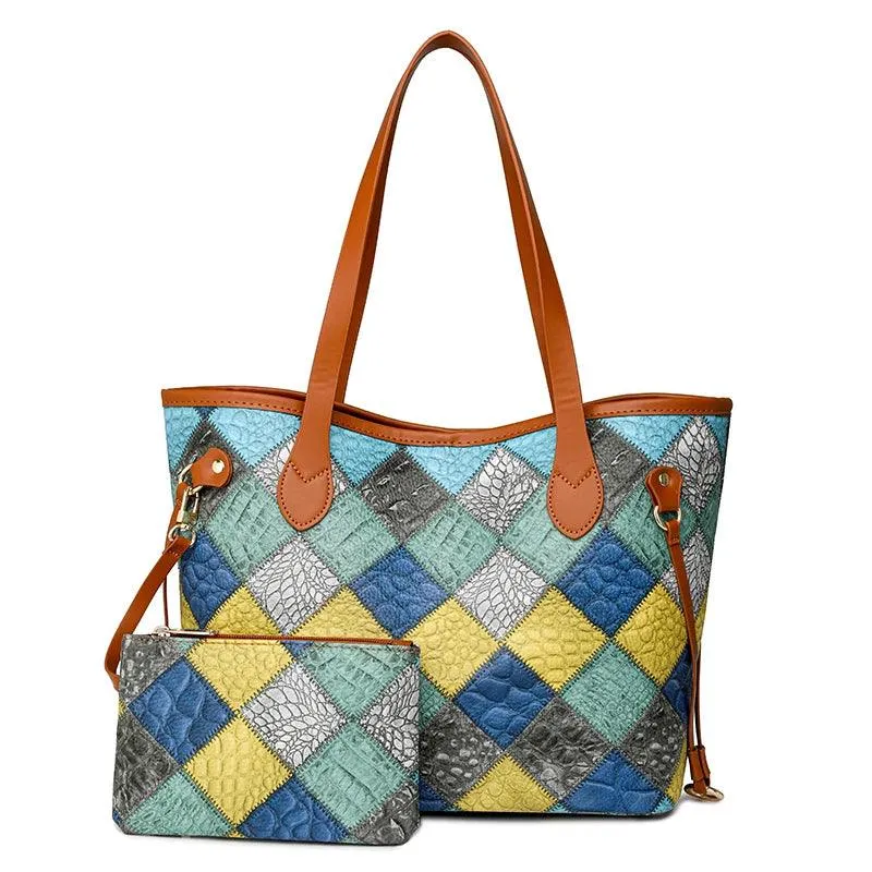Two-in-One Korean Trendy Large-Capacity Tote – Effortless Style & Practicality
