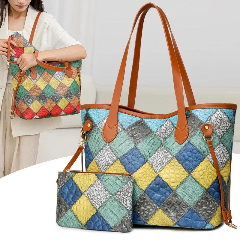 Two-in-One Korean Trendy Large-Capacity Tote – Effortless Style & Practicality