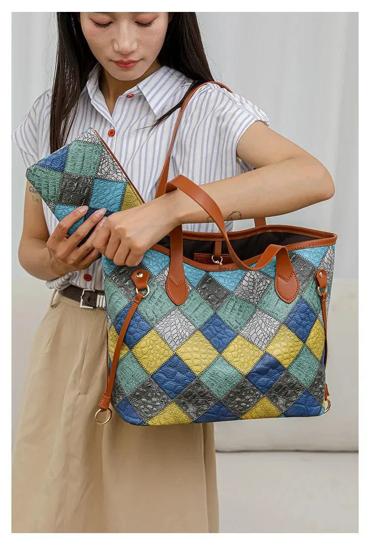 Two-in-One Korean Trendy Large-Capacity Tote – Effortless Style & Practicality