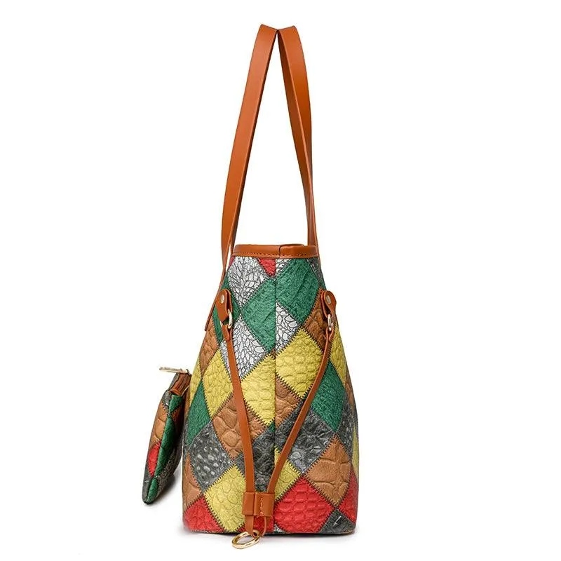 Two-in-One Korean Trendy Large-Capacity Tote – Effortless Style & Practicality
