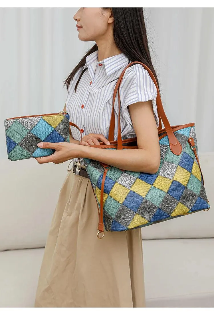 Two-in-One Korean Trendy Large-Capacity Tote – Effortless Style & Practicality