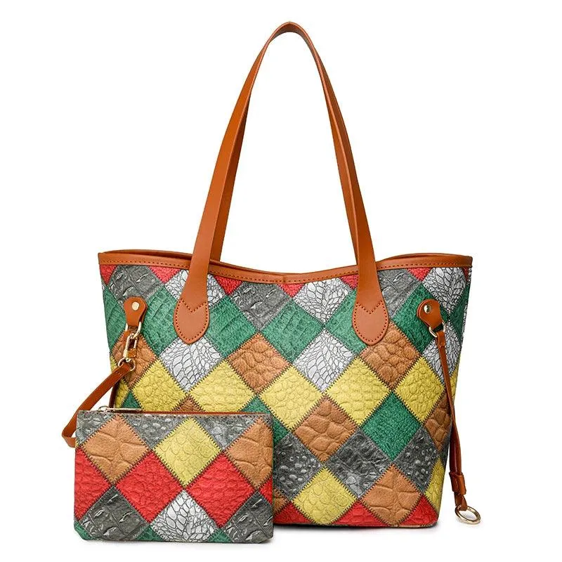 Two-in-One Korean Trendy Large-Capacity Tote – Effortless Style & Practicality