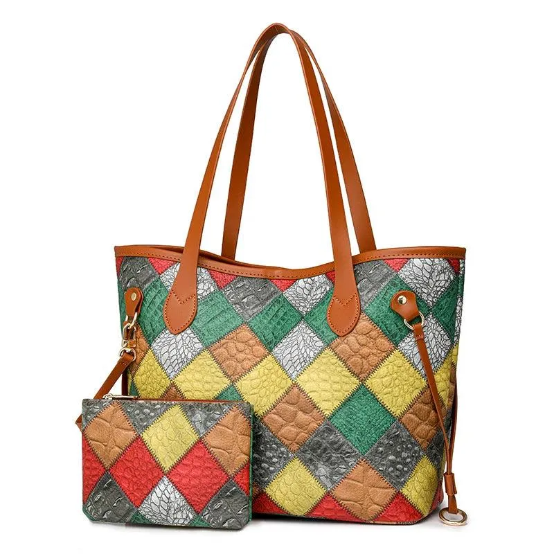 Two-in-One Korean Trendy Large-Capacity Tote – Effortless Style & Practicality