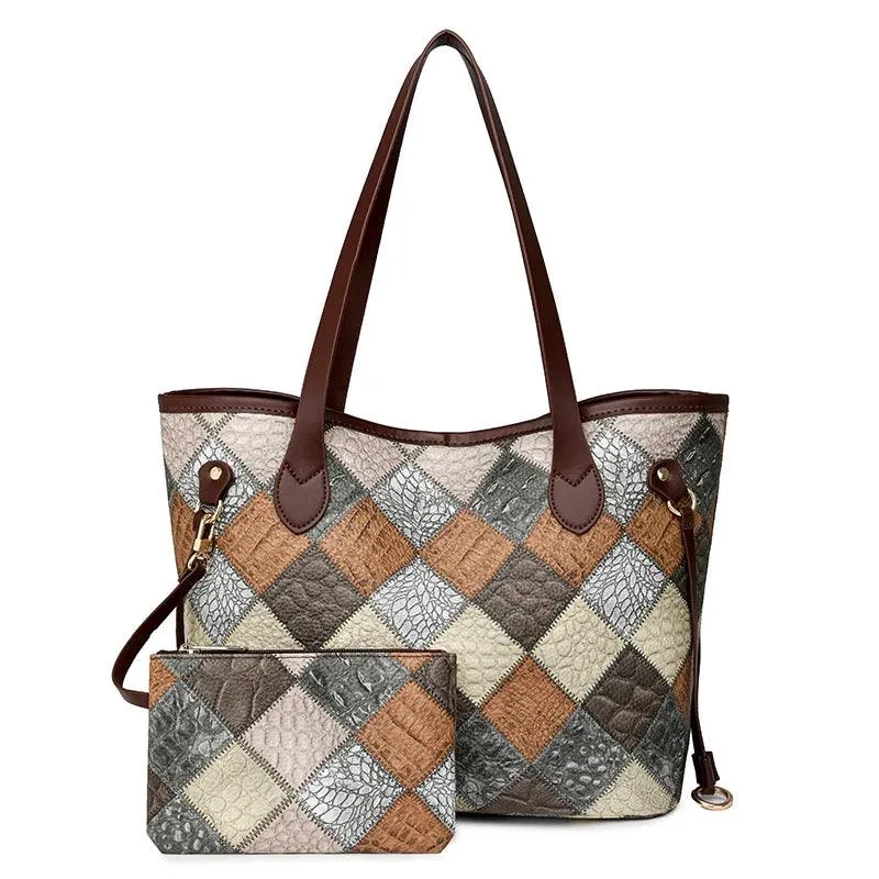 Two-in-One Korean Trendy Large-Capacity Tote – Effortless Style & Practicality