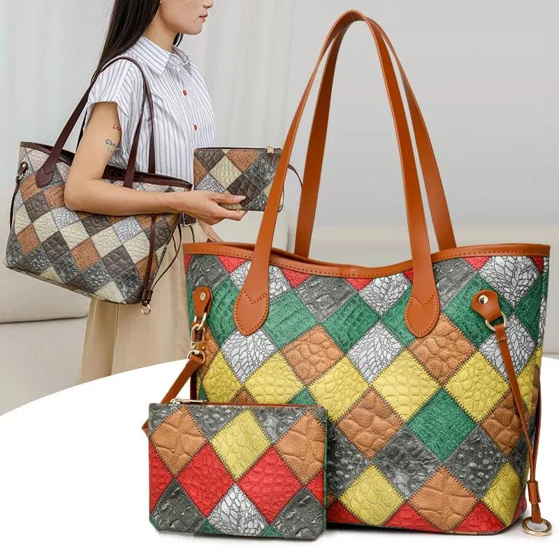 Two-in-One Korean Trendy Large-Capacity Tote – Effortless Style & Practicality