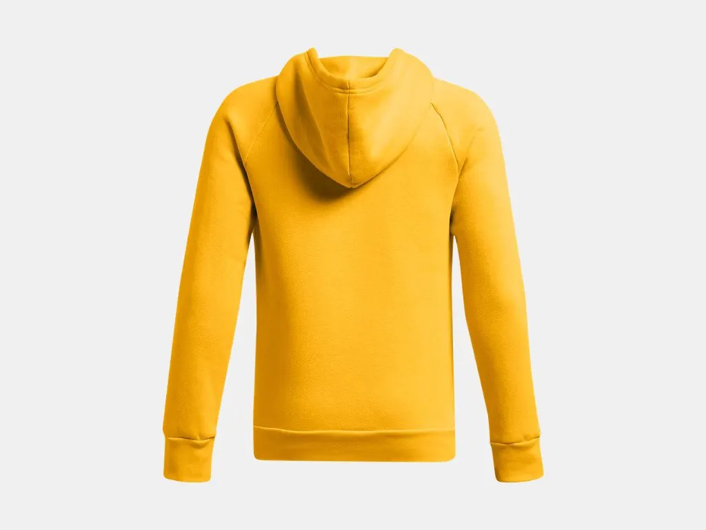 Under Armour Boys Steeltown Gold/White Rival Fleece Hoodie