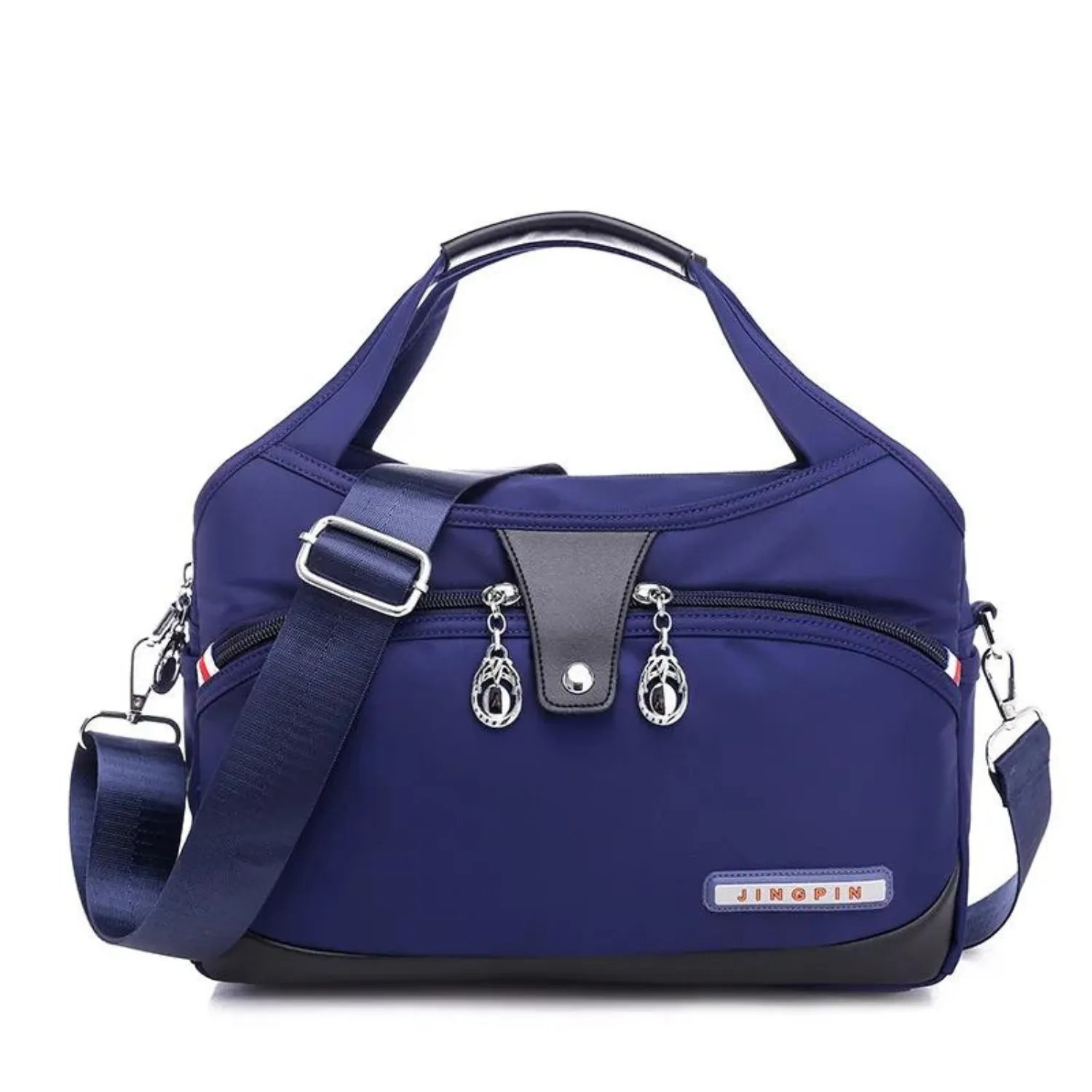 Versatile Voyager - Chic Waterproof Nylon Handbag