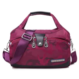 Versatile Voyager - Chic Waterproof Nylon Handbag