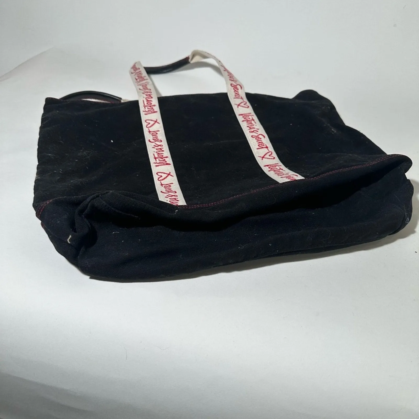 Victoria's Secret Black Tote with Red Accents