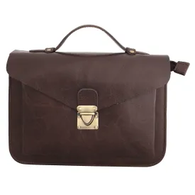 Vintage Brown Leather Women Bag