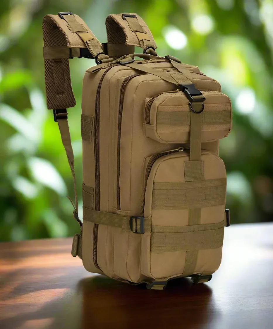 Waterproof Camo Hunting Backpack With Padded Straps, Multiple Pockets & Durable Design