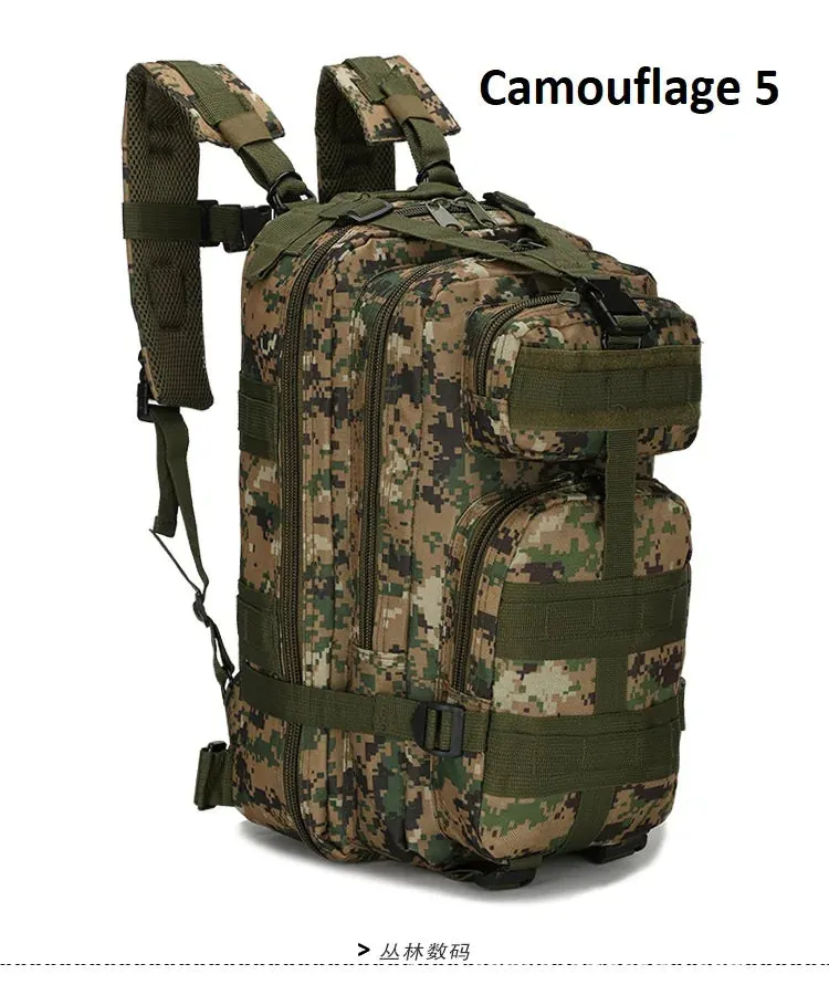 Waterproof Camo Hunting Backpack With Padded Straps, Multiple Pockets & Durable Design