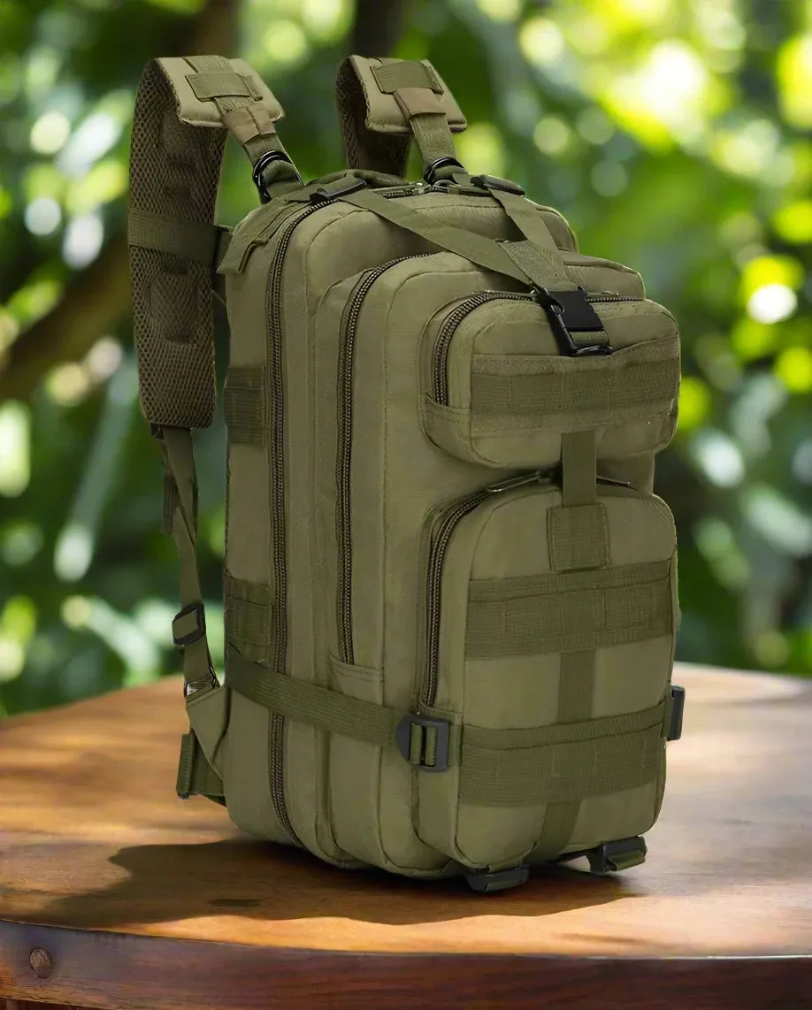 Waterproof Camo Hunting Backpack With Padded Straps, Multiple Pockets & Durable Design